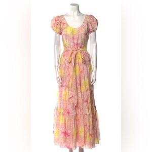 LoveShackFancy floral print long dress